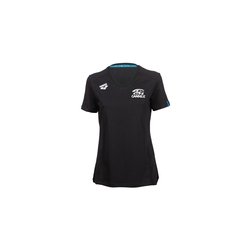 Arena Tee-Shirt Femme - CN Cannes - Noir
