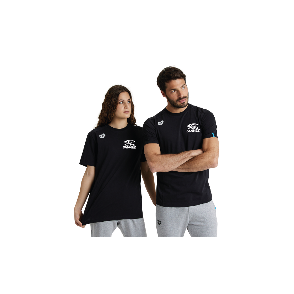 Arena Tee Shirt Unisexe - CN Cannes - Noir