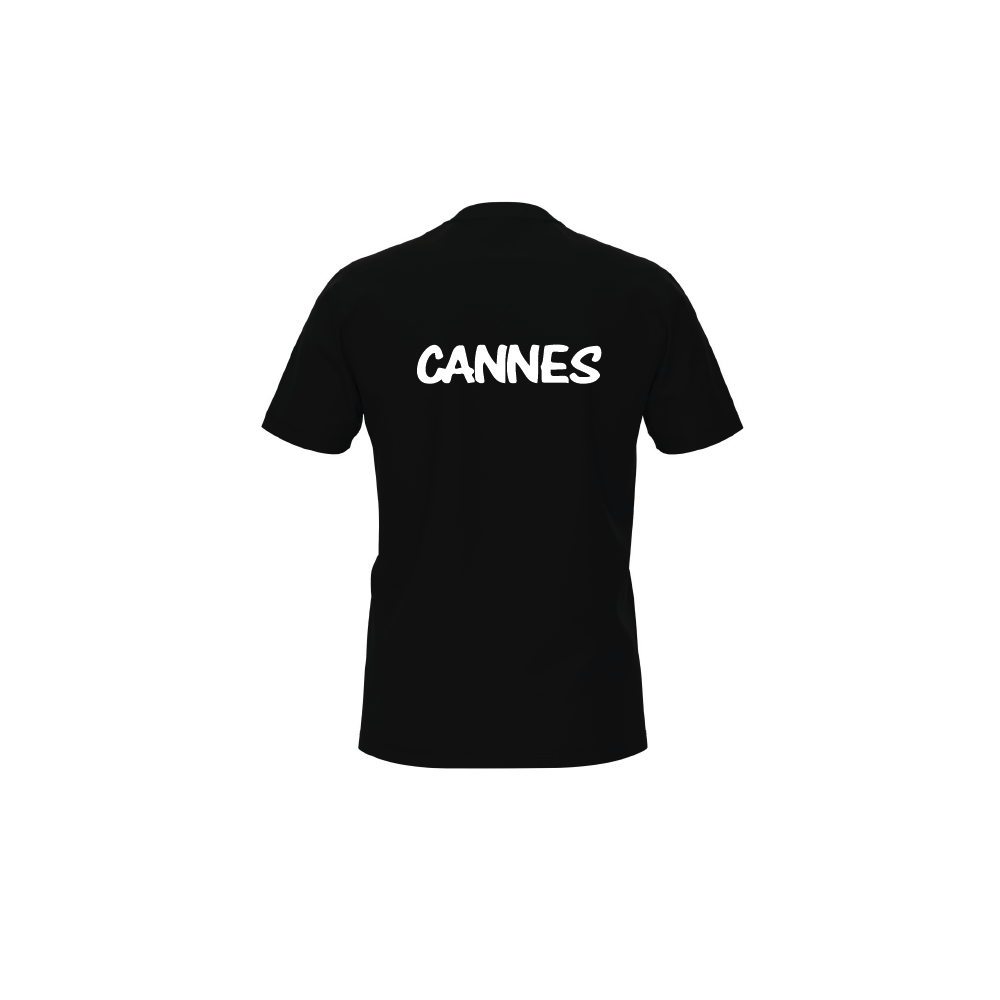 Arena Tee Shirt Unisexe - CN Cannes - Noir