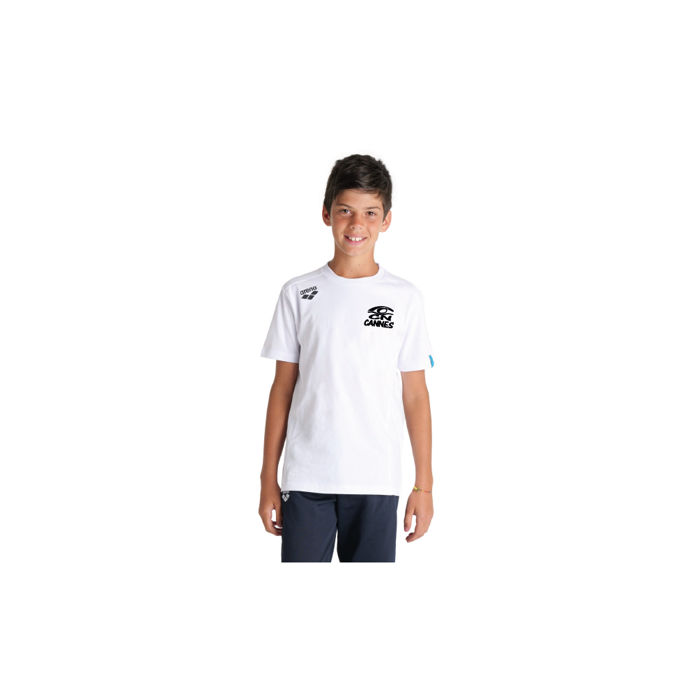 Arena Tee Shirt Junior - CN Cannes - Blanc