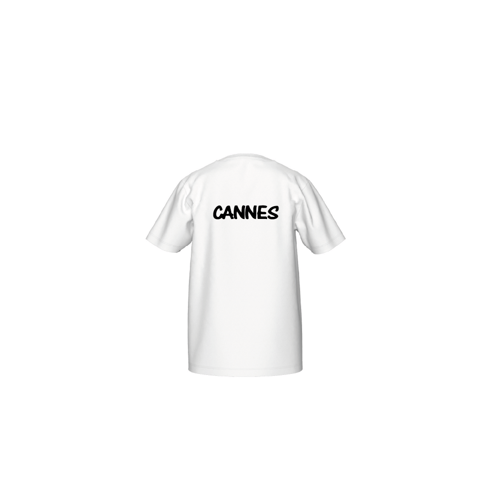 Arena Tee Shirt Junior - CN Cannes - Blanc