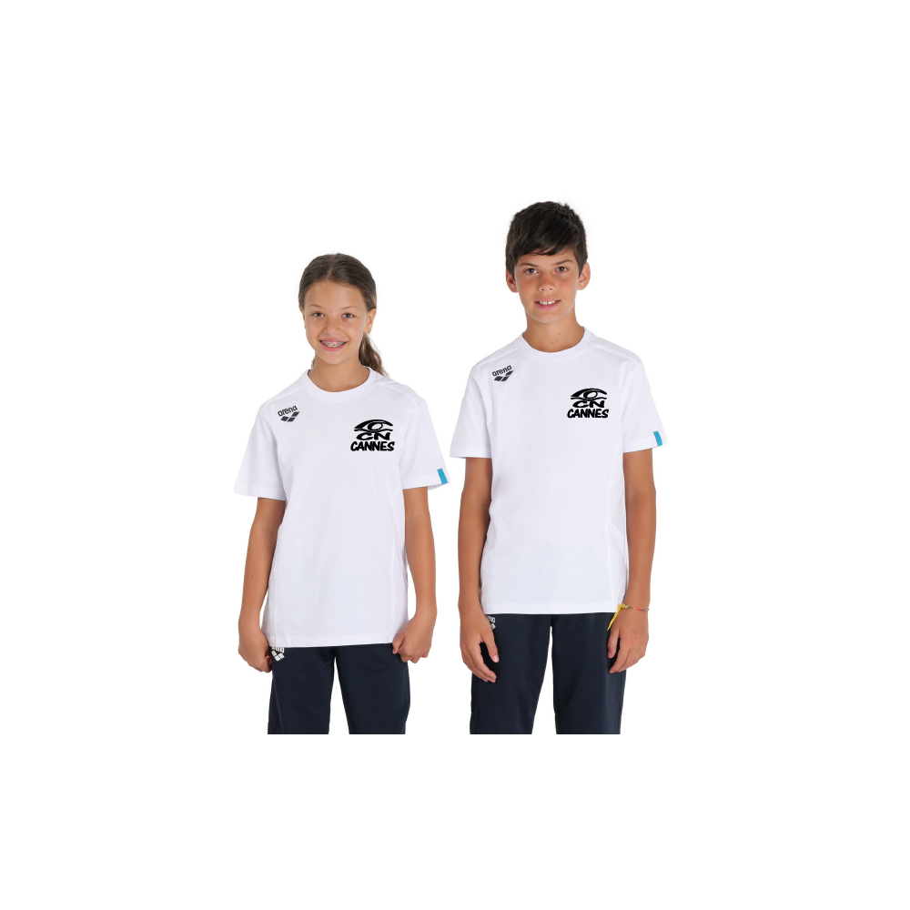Arena Tee Shirt Junior - CN Cannes - Blanc