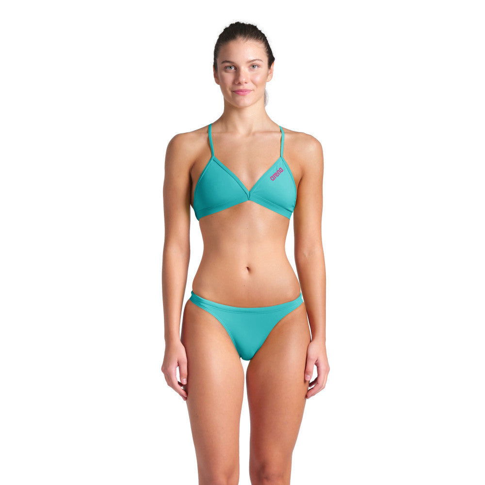 Arena WOMEN'S TEAM SWIM TOP TIE BACK SOLID WAT